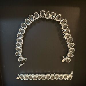 Teardrop Necklace and Braclet from Saks